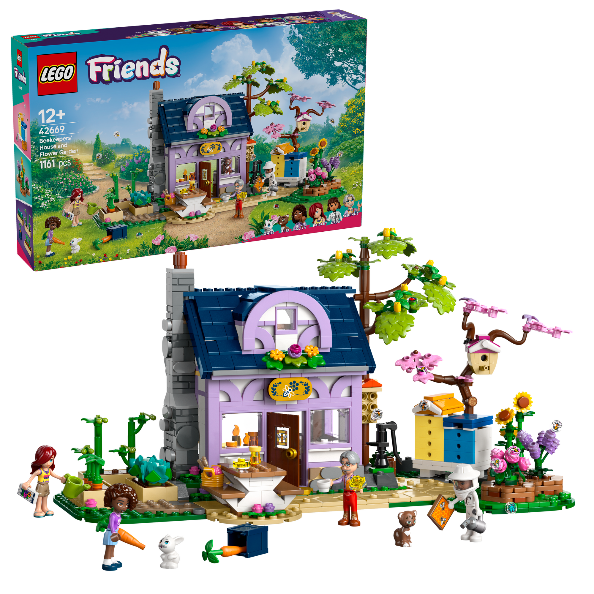 LEGO® Freinds. Dom pszczelarzy i kwiatowy ogród 42669