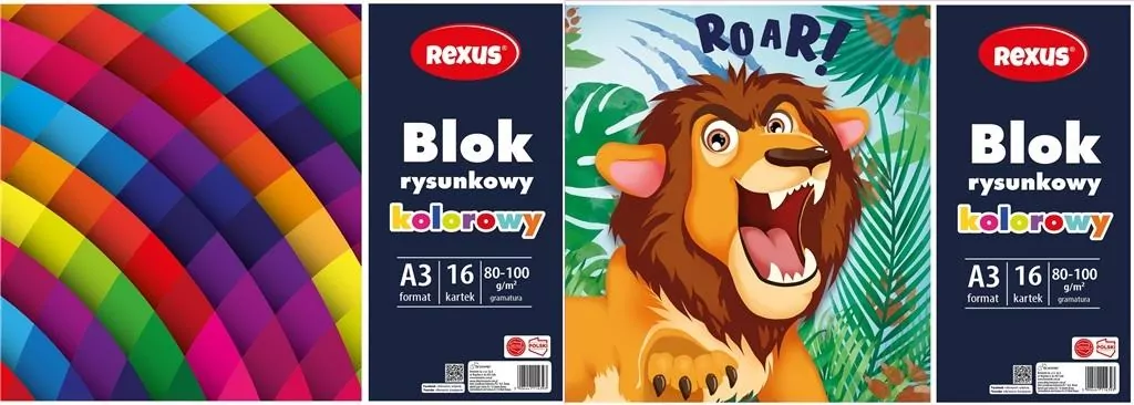 Blok rysunkowy A3/16K kolorowy - tantis.pl