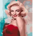 Mozaika diamentowa 5D - Marylin Monroe 40x30cm - tantis.pl