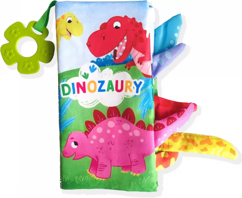 Dinozaury. Książeczka sensoryczna - tantis.pl