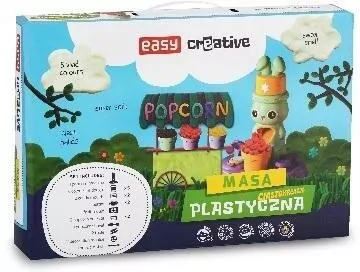 Zestaw masa plastyczna. Popcorn