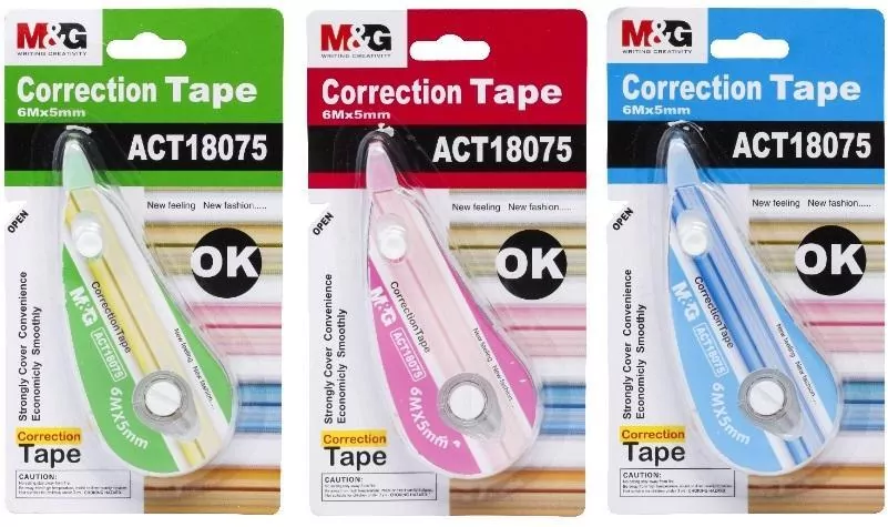 Korektor w taśmie New Fashion 6mx5mm mix M&G - tantis.pl