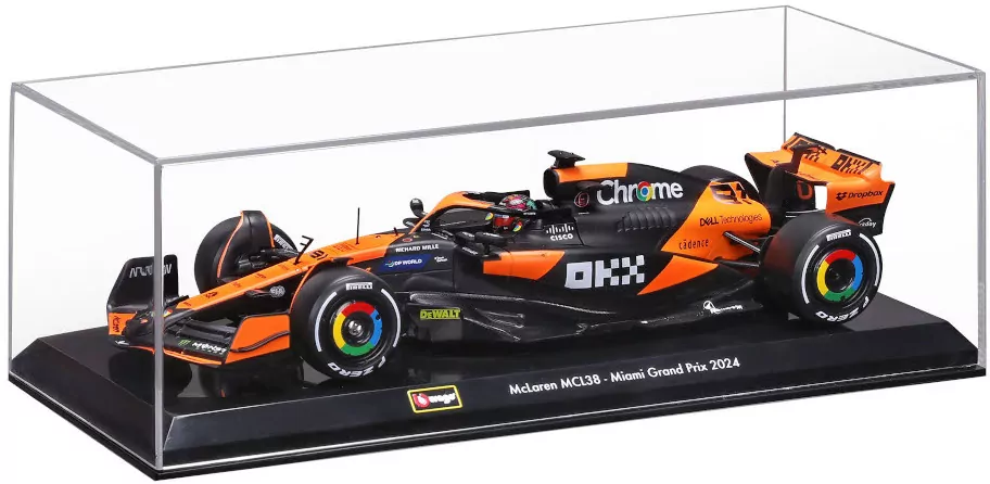 Bburago Model 1:24 BOLID F1 McLaren MCL38 GP Miami 2024 Oscar Piastri 18-28033 - tantis.pl
