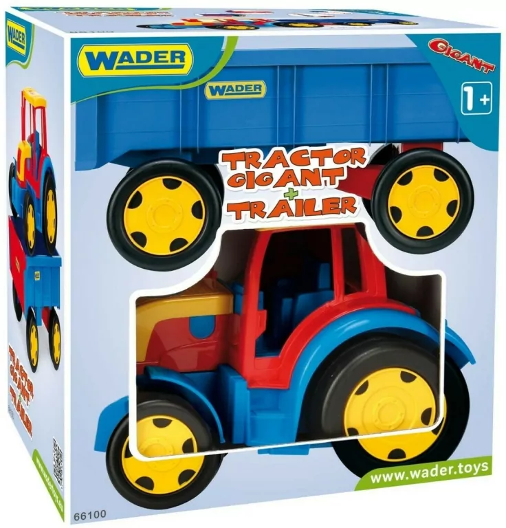 Gigant Traktor z Przyczepą - tantis.pl