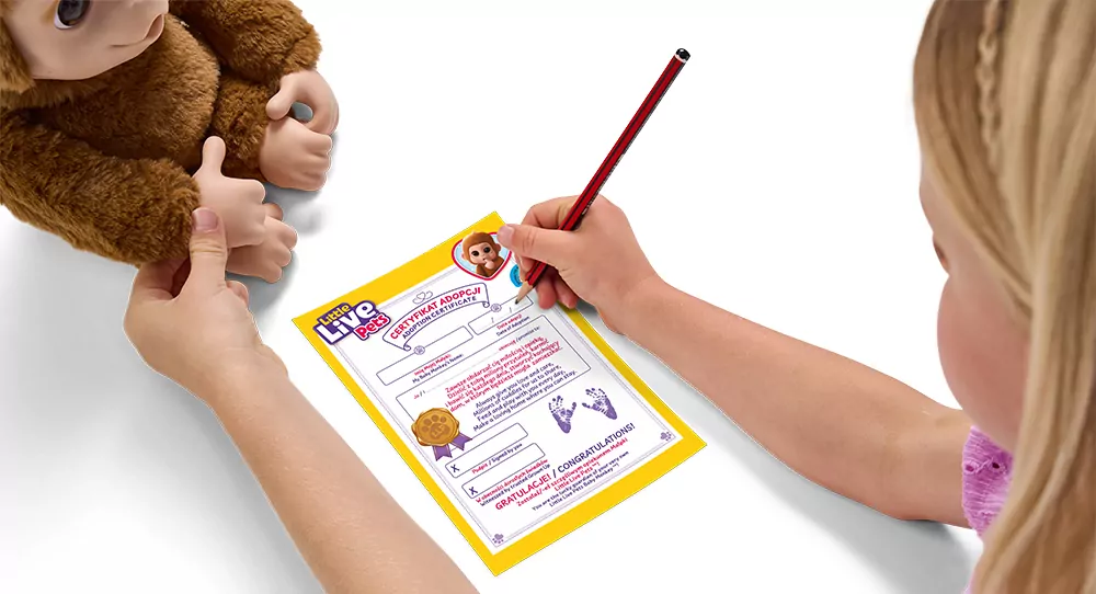 Moja małpka Mango. Little Live Pets - tantis.pl