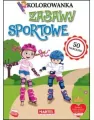 Kolorowanka z naklejkami. Zabawy sportowe - tantis.pl