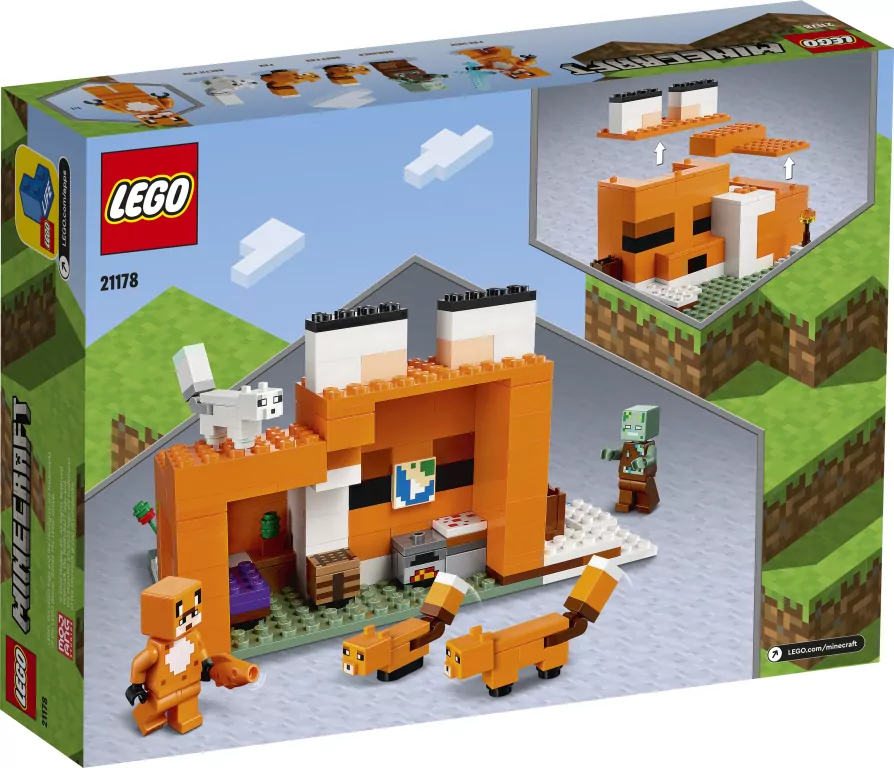 LEGO® Minecraft™. Siedlisko lisów. 21178 - tantis.pl