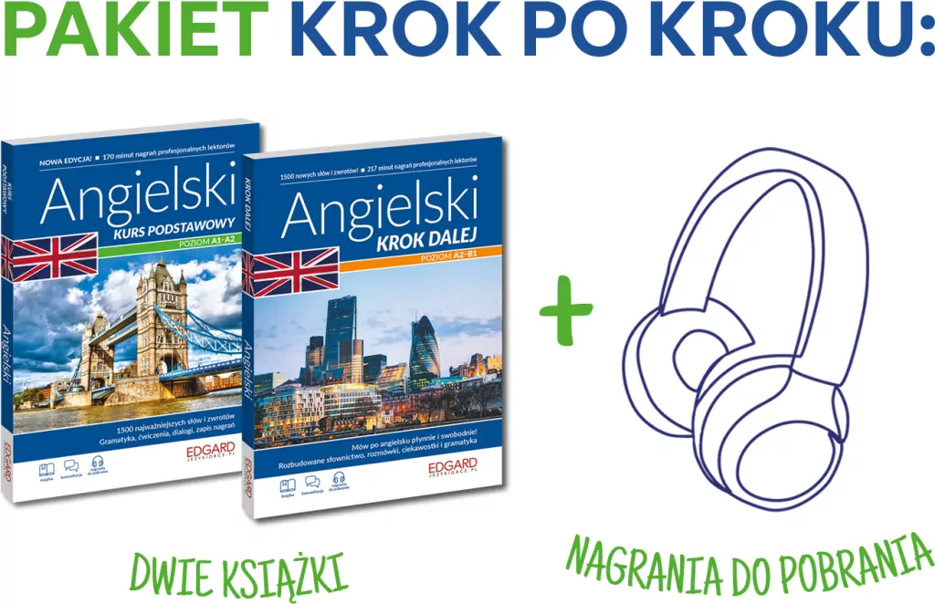 Angielski. Krok po kroku. Poziom A1-B1 - tantis.pl