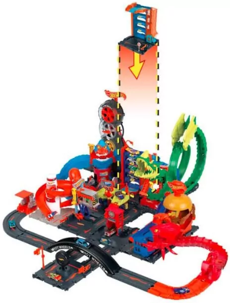 Hot Wheels City. Mały zestaw z autkiem - tantis.pl