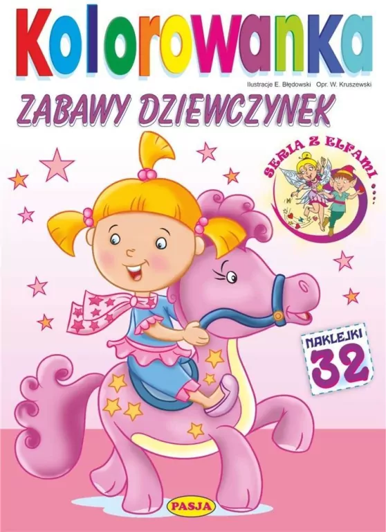 Kolorowanka. Zabawy dziewczynek - tantis.pl