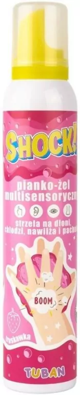 Shock! Pianko-żel multisensoryczny 200 ml truskawka - tantis.pl