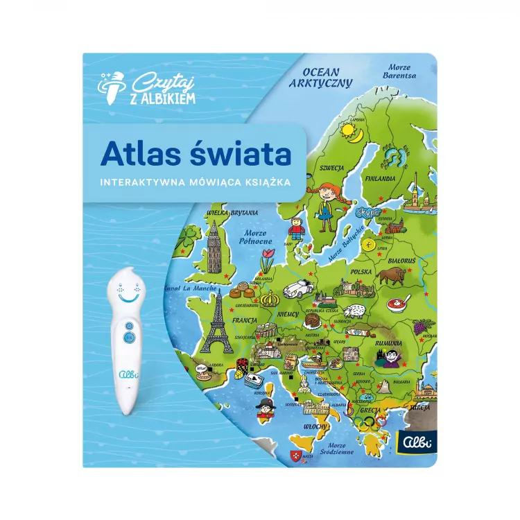 Atlas świata. Czytaj z Albikiem - tantis.pl