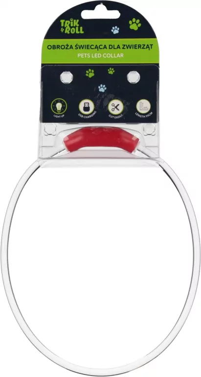 Obroża świecąca LED USD 55cm - tantis.pl