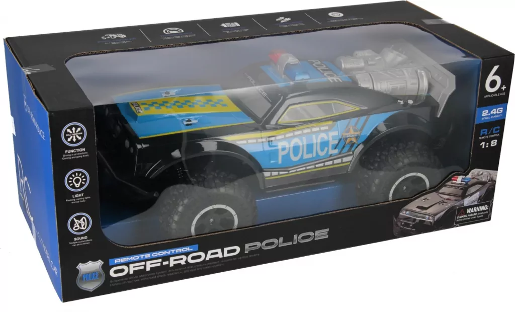 Auto Policja zdalnie sterowane MEGA CREATIVE 542755 - tantis.pl