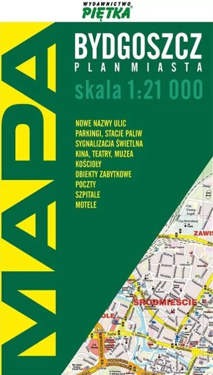 Bydgoszcz 1:21 000 plan miasta - tantis.pl