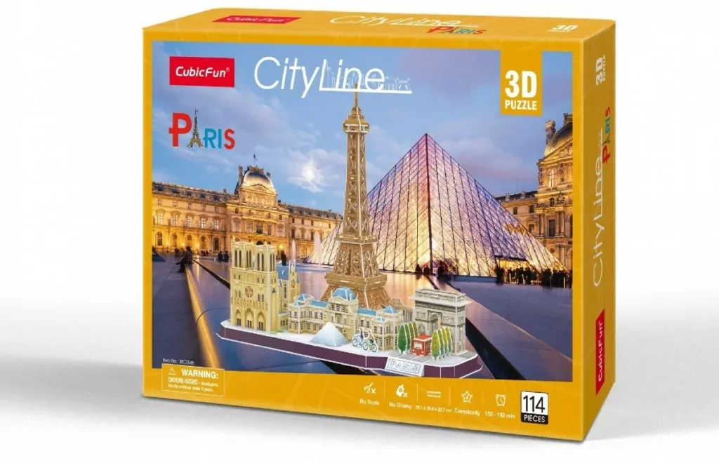 Puzzle 3D. City Line Paris - tantis.pl