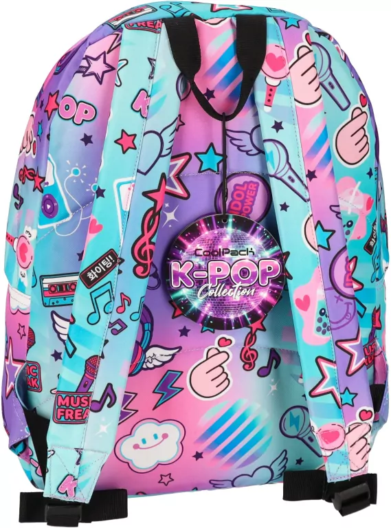 PLECAK 42X31X17 1ZAM 1KIESZ K-POP RAINB CROSS CP - tantis.pl