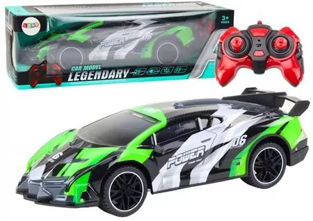 Auto sportowe RC 1:10 25km/h zielony - tantis.pl