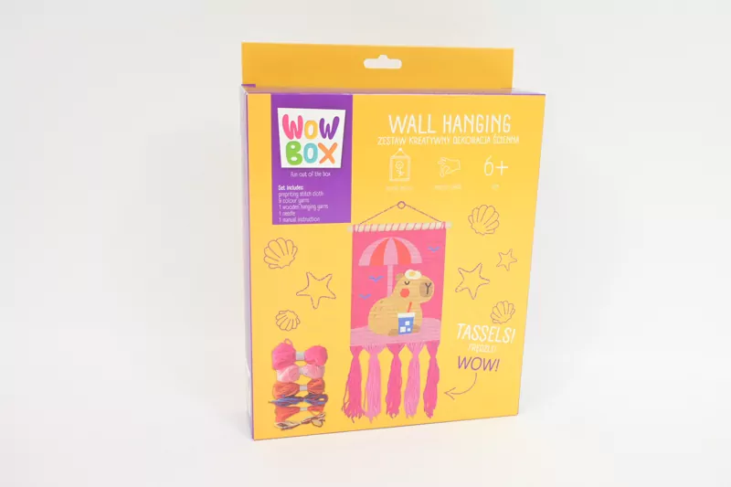 Wow Box Zestaw makrama Kapibara na plaży - tantis.pl