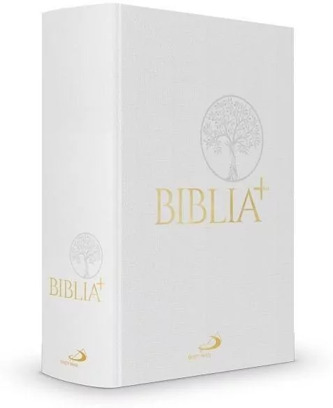 Biblia Plus płótno biała - tantis.pl