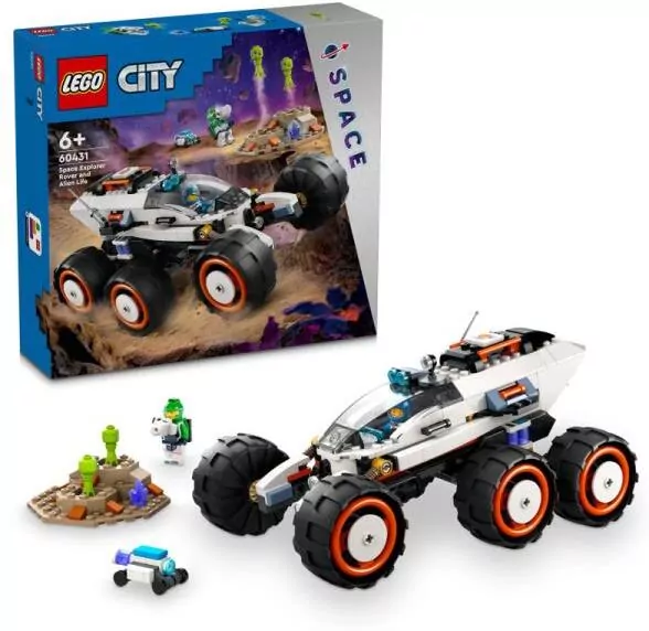 LEGO® City. Kosmiczny łazik i badanie życia w kosmosie 60431
