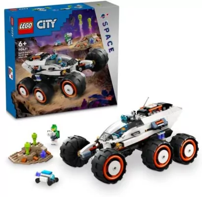 LEGO® City. Kosmiczny łazik i badanie życia w kosmosie 60431