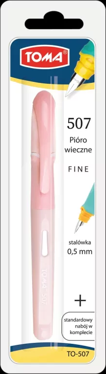 Pióro wieczne Fine pastel różowy TOMA - tantis.pl