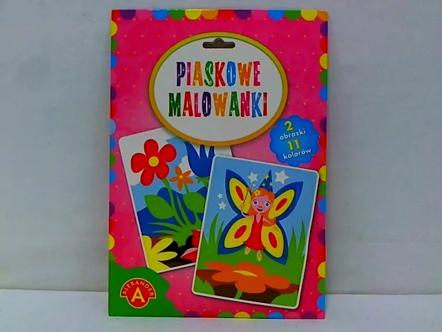 Piaskowe malowanki. Wróżka i kwiaty - tantis.pl