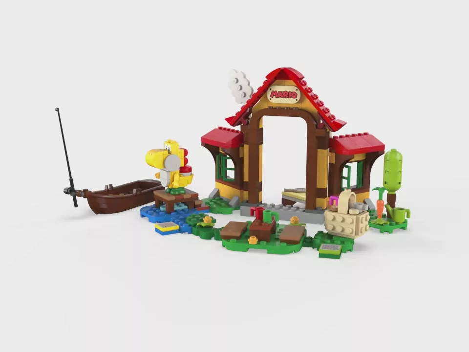 LEGO® Super Mario. Piknik w domu Mario — zestaw rozszerzający. 71422 - tantis.pl