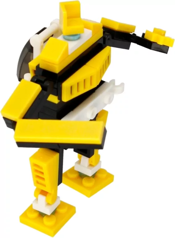 Klocki konstrukcyjne Alleblox RobotUnion 62el żółty - tantis.pl
