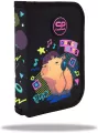 Piórnik jednoklapkowy bez wyposażenia Coolpack Clipper Capybara Music - tantis.pl