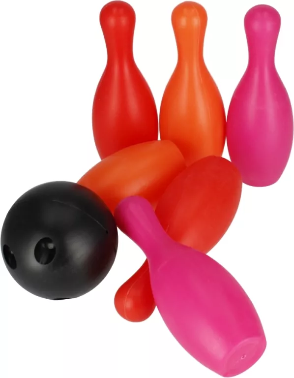 Kręgle plastikowe + akc. w pudełku NL021-1B MC - tantis.pl