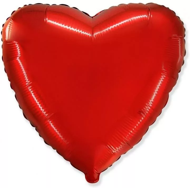 Balon foliowy Serce czerwone 45,5cm - tantis.pl