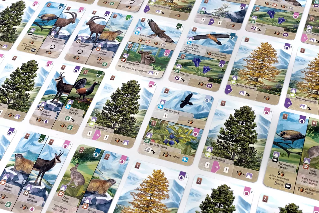 Leśne rozdanie: Alpy. Dodatek do gry - tantis.pl