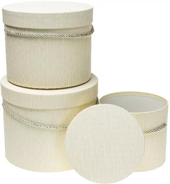 Pudełko Flower Box kremowy ROZETTE - tantis.pl