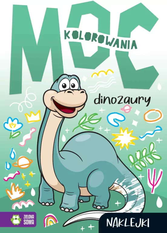 Moc kolorowania. Dinozaury - tantis.pl