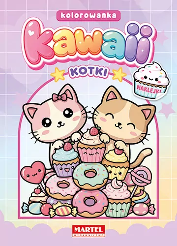 Kawaii Kotki z naklejkami - tantis.pl