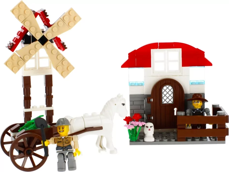 Klocki konstrukcyjne Alleblox Farma Homestead 183 elementów - tantis.pl