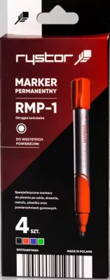 Markery permanentne RMP-1 mix / 4 sztuki