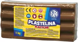 Plastelina Astra  brązowa 1 kg