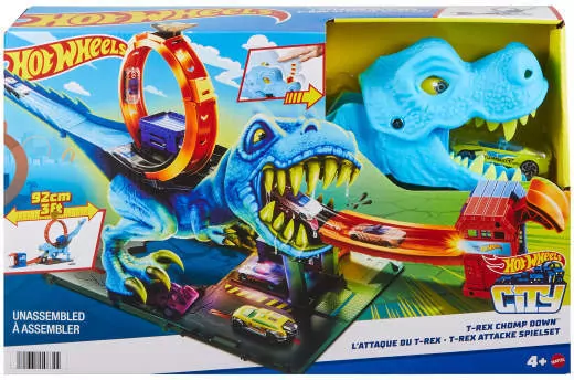 Hot Wheels City Pętla T-Rexa Zestaw - tantis.pl
