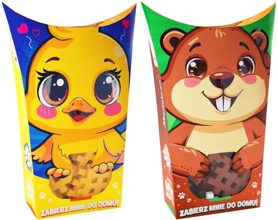 Pakiet: Kaczuszka. Pocket Pets. Mini Waffle/Bóbr. Pocket Pets. Mini Waffle - tantis.pl