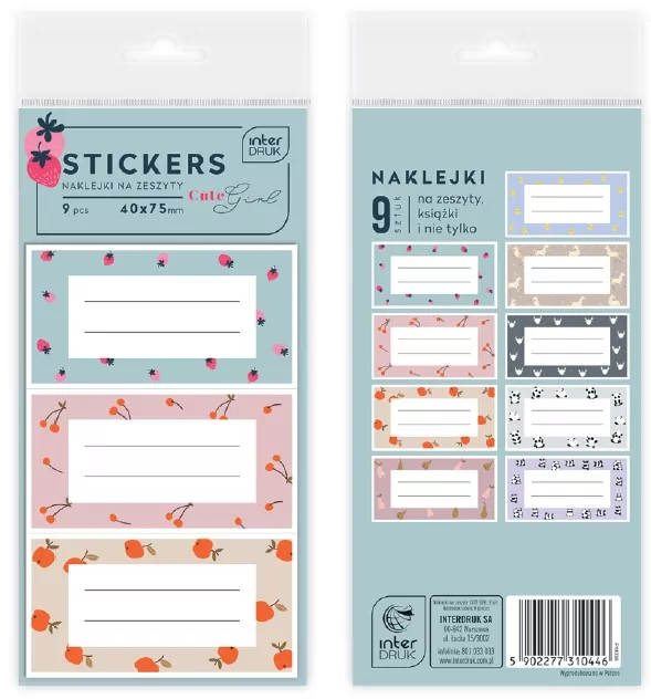 Wyprawka szkolna Interdruk 24 elementy - gotowy zestaw dla dziewczynki klasa 4–8 - tantis.pl