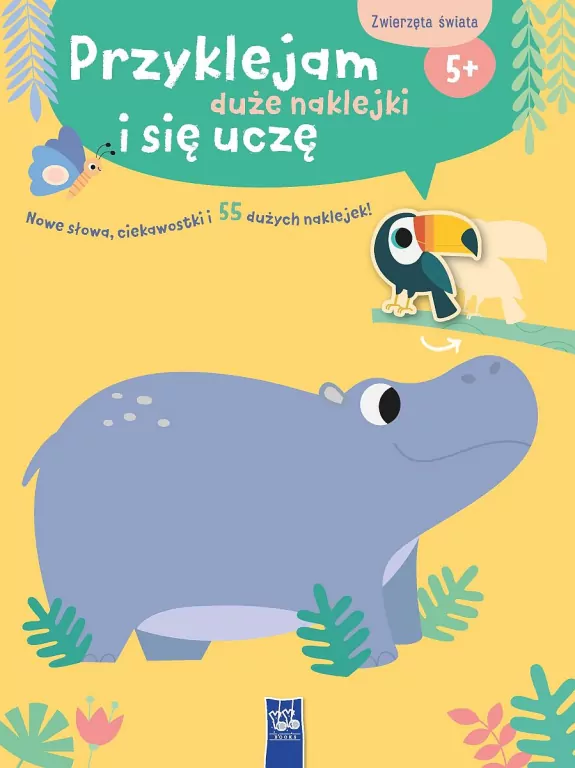 Przyklejam duże naklejki i się uczę. Zwierzęta - tantis.pl