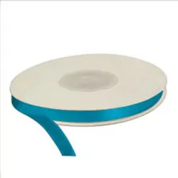 Wstążka satynowa, turkus, 6 mm, 25 m