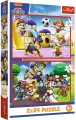 Puzzle 2x24 Psi dzień zabaw TREFL - tantis.pl