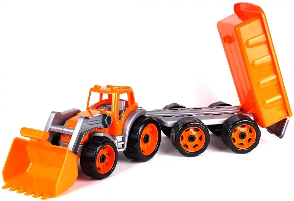 Traktor z łyżką i przyczepą MIX - tantis.pl