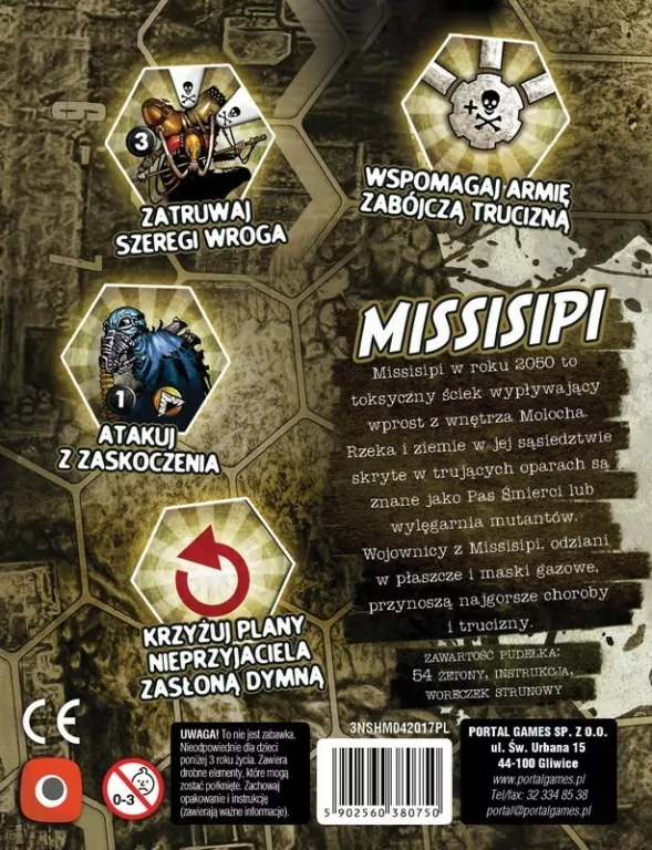 Missisipi. Neuroshima Hex 3.0 - tantis.pl