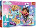 Puzzle 100 Przyjaźń w kocim domku TREFL - tantis.pl