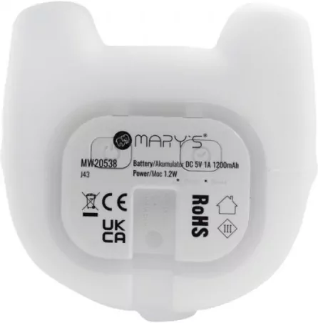 Lampka nocna LED krówka niebieska - tantis.pl